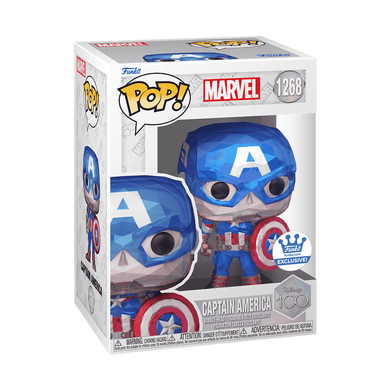POP! CAPTAIN AMERICA (FACET) EXCLUSIVO