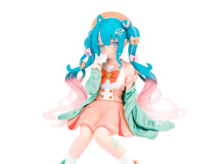 Vocaloid Hatsune Miku (Love Sailor Citrus Cream Ver.) Noodle Stopper Figure