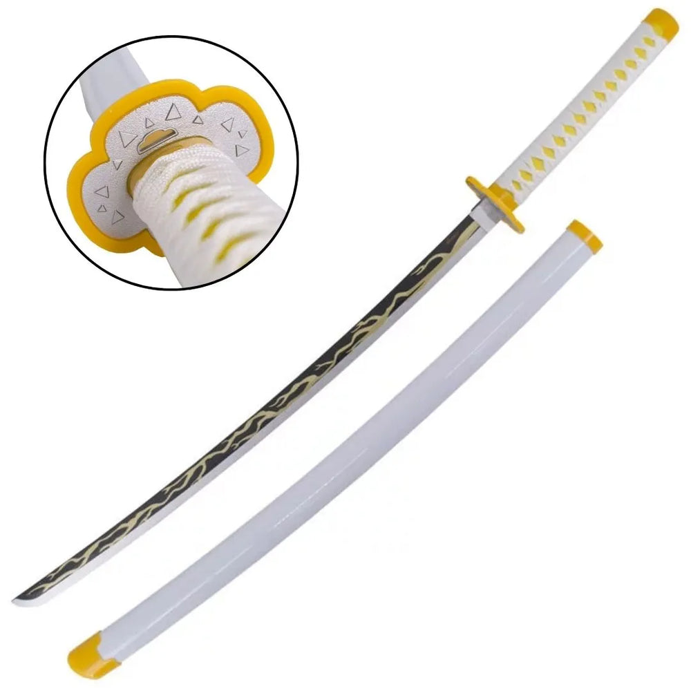 Demon Slayer: Kimetsu No Yaiba - Katana Acero Zenitsu 1/1 + Base
