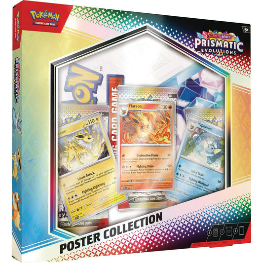Pokemon TCG: Scarlet & Violet Prismatic Evolutions Poster Collection (Ingles)