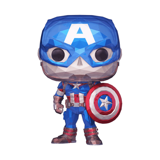 POP! CAPTAIN AMERICA (FACET) EXCLUSIVO