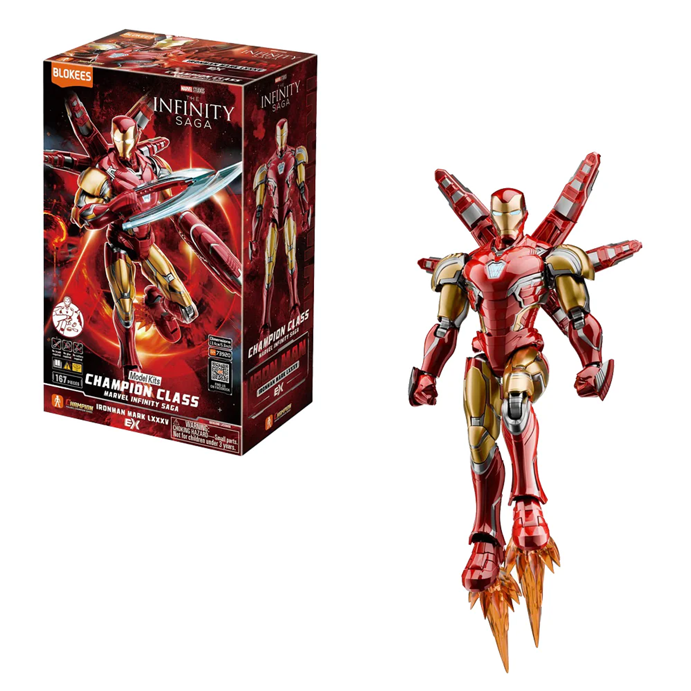 Marvel Infinity Saga Champion Class CC01EX Iron Man MK85 EX