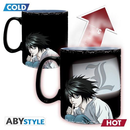 Death Note - Taza mágica Kira & L